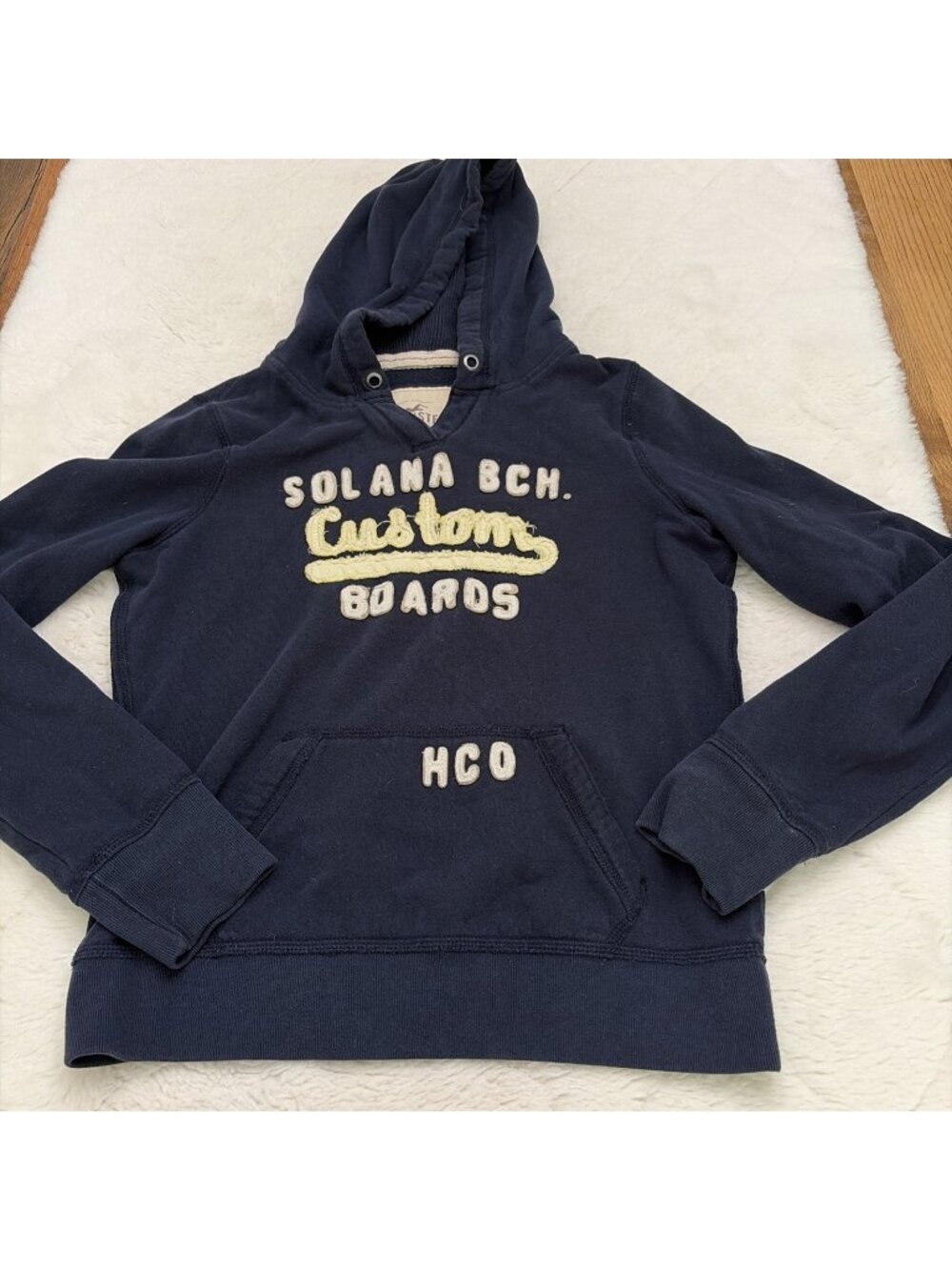 Hollister Womens Y2K Hoodie HCO Size L Beach No String